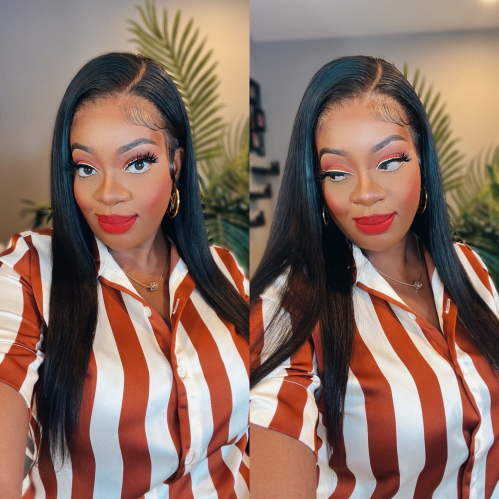 18” Straight Wig 13x6 Clear Lace Frontal - XRS Beauty Hair